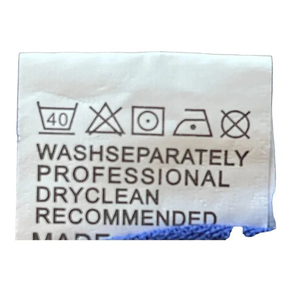 TIERED LAYER BABYDOLL DRESS BRIGHT BLUE TUNIC RAYON WOMEN'S SIZE‎ SMALL - Picture 6 of 6